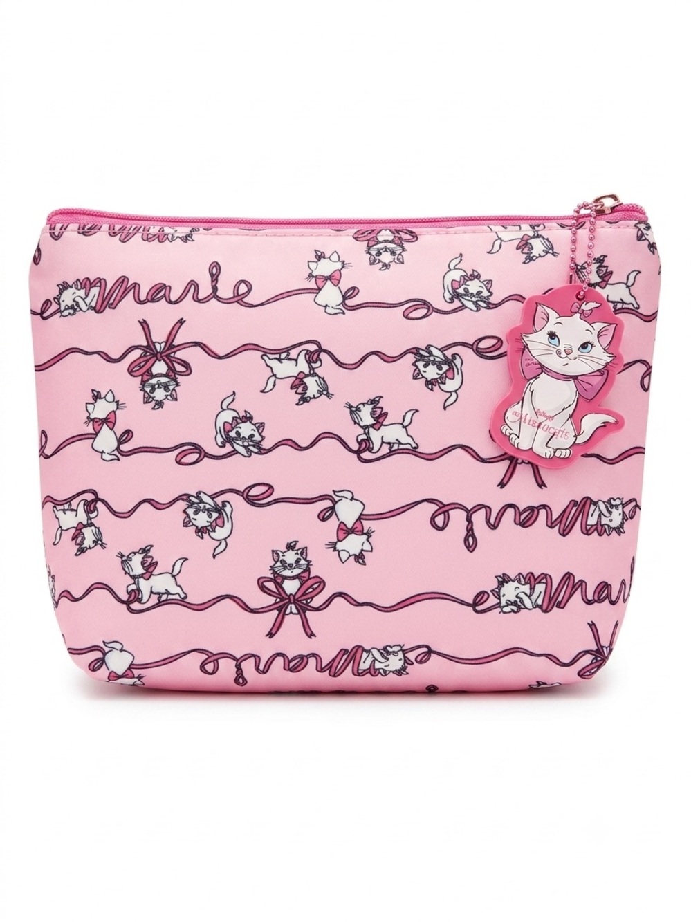 Pink Marie Cat Cosmetic Pouch